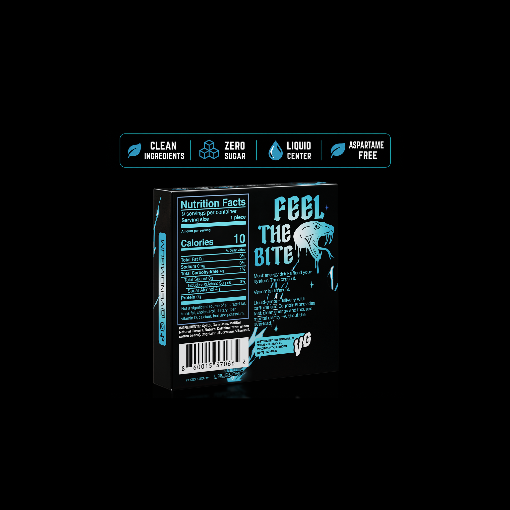 Venom Gum Mint - 2 x 9-Piece Boxes