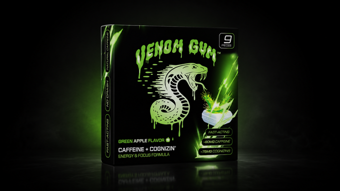 Venom Gum green apple pack